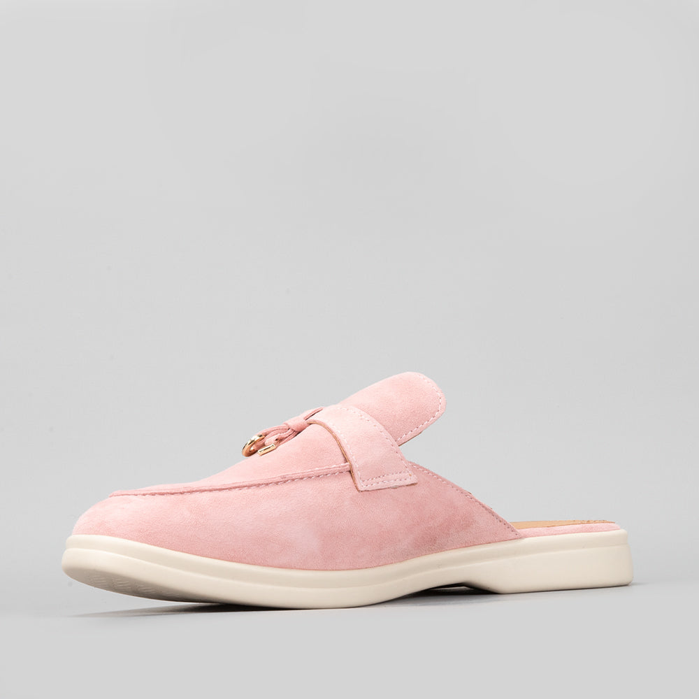 Cosima - Baby Pink Suede