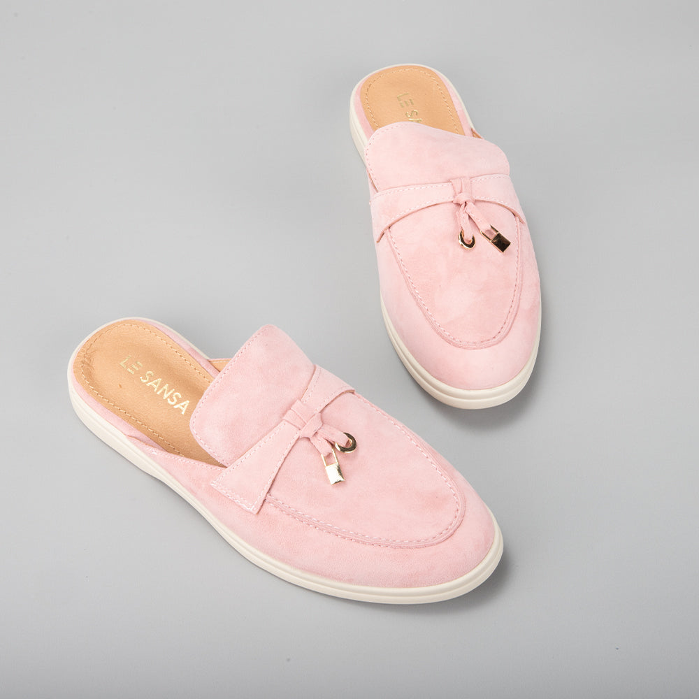 Cosima - Baby Pink Suede