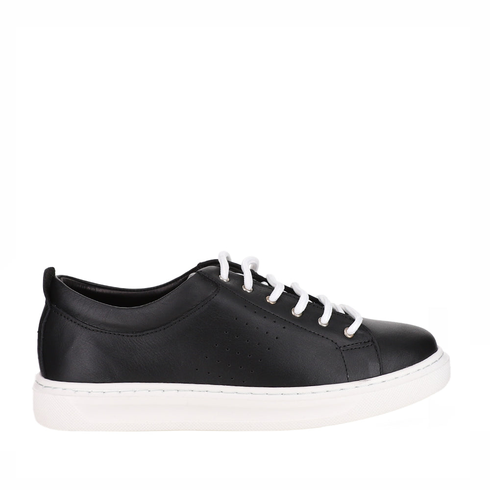 EAGLE SNEAKER - Black/White Sole - LE SANSA