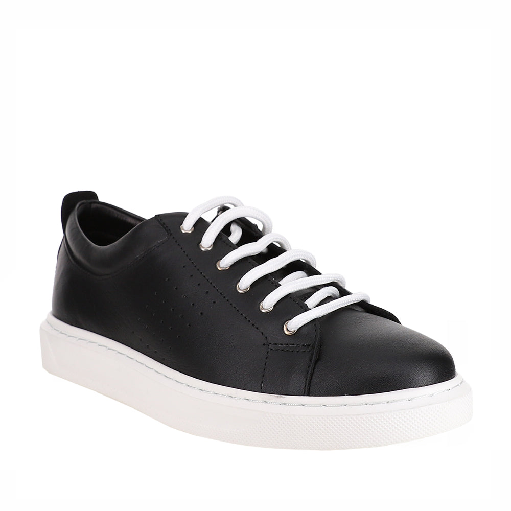 EAGLE SNEAKER - Black/White Sole - LE SANSA