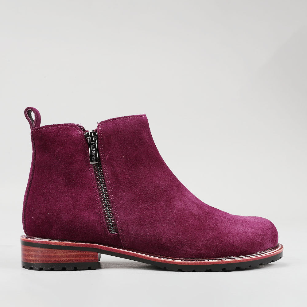 Fig - Burgundy Suede - Le Sansa