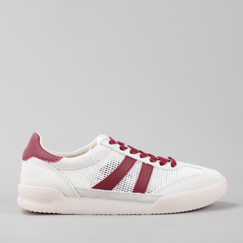 Jamila - White/Burgundy