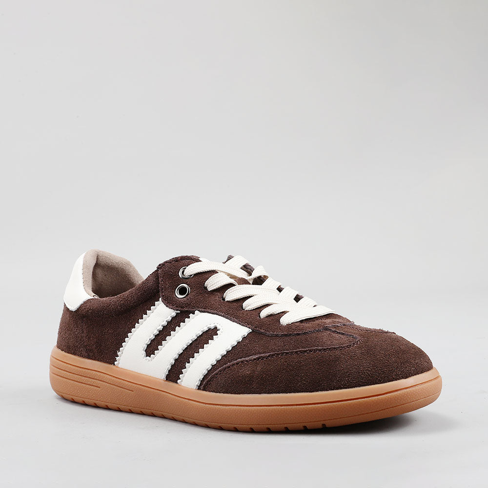 Juno - Chocolate Suede/Ivory