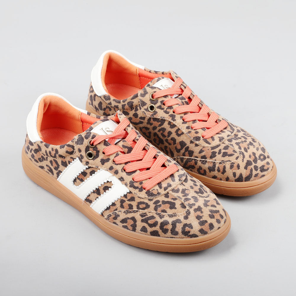 Juno - Leopard Print/Orange
