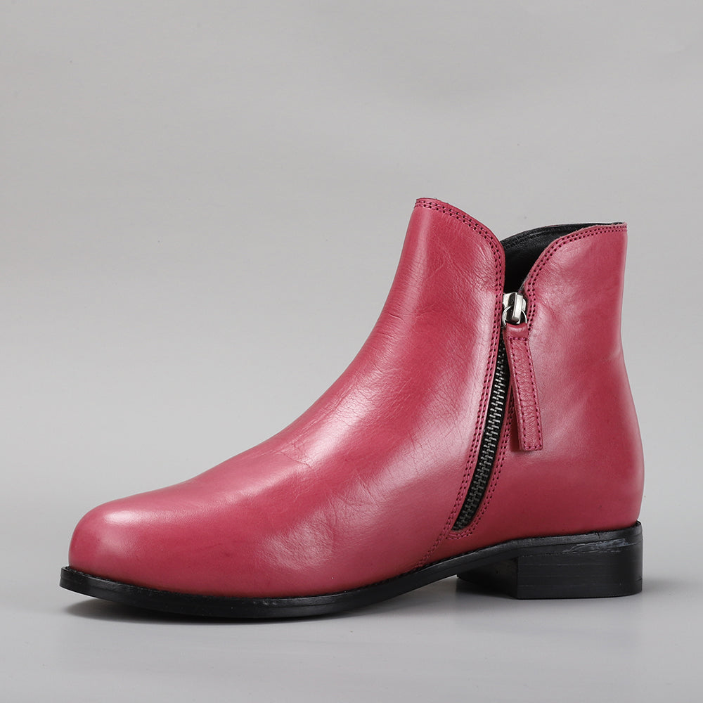 Hot pink flat boots hotsell