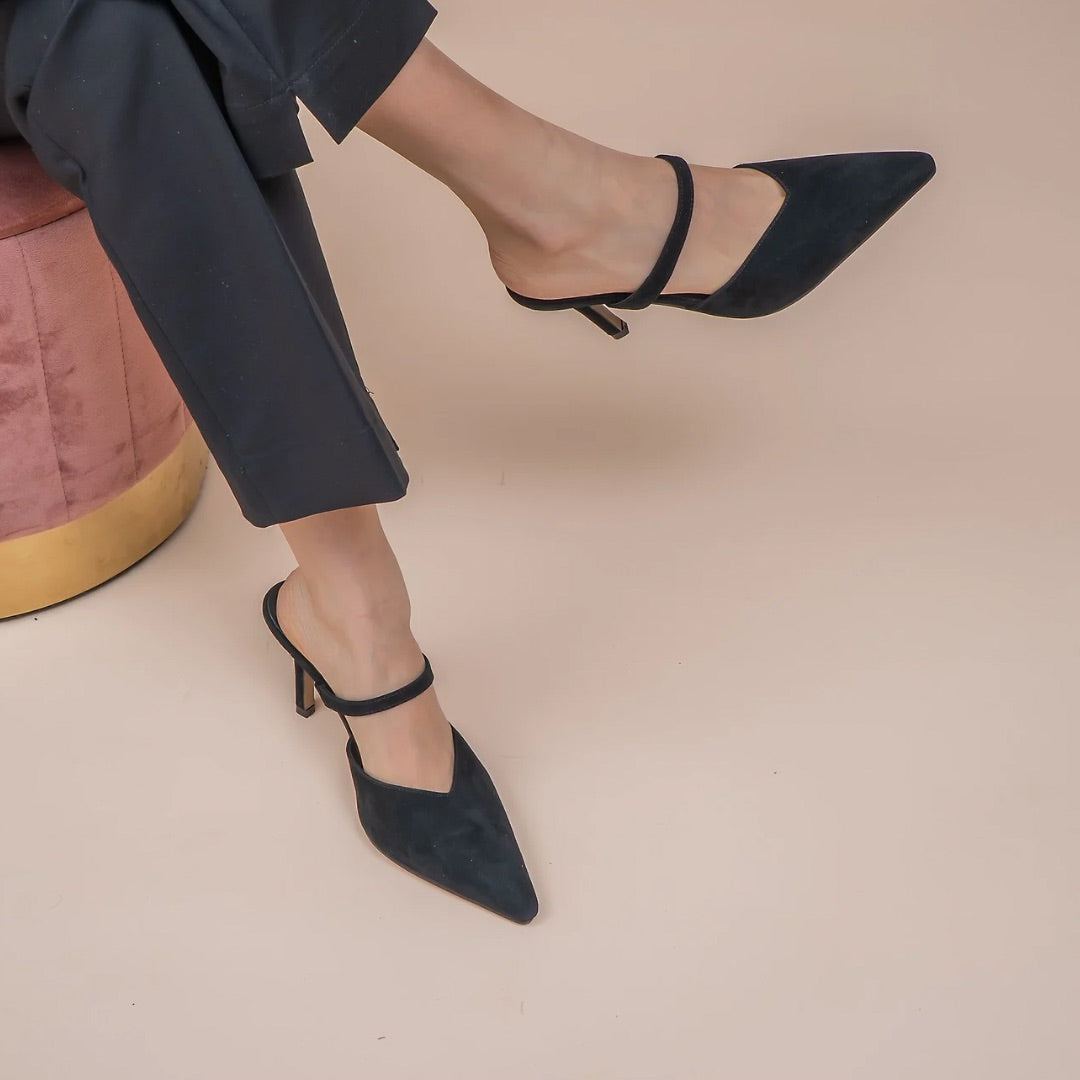 Nona - Black Suede - LE SANSA