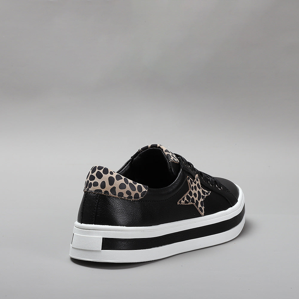 Savis - Black/Leopard - LE SANSA