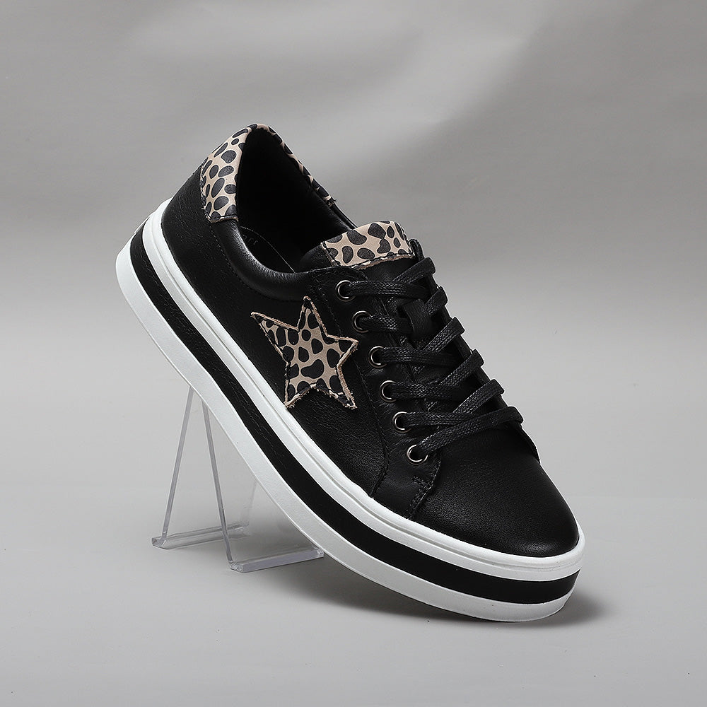 Savis - Black/Leopard - LE SANSA