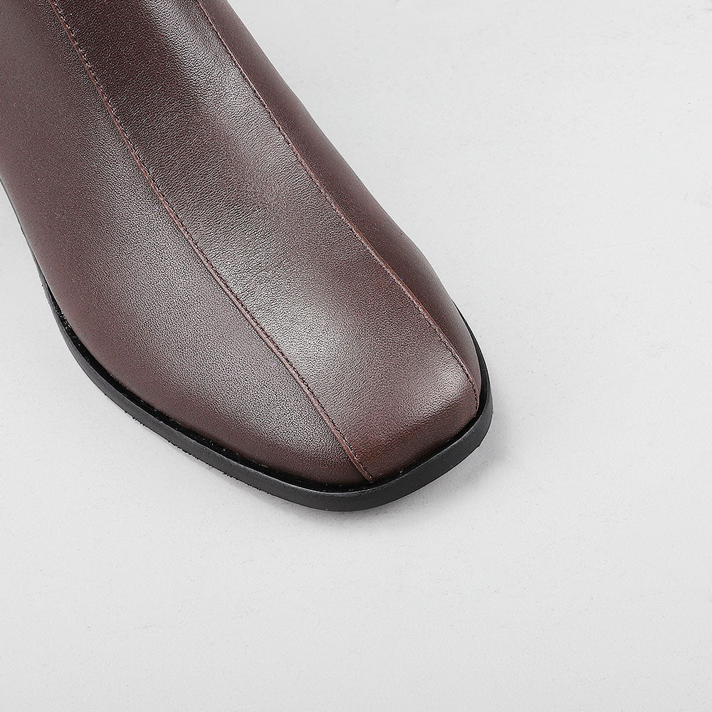 Spike - Chocolate/Croc Print - Le Sansa