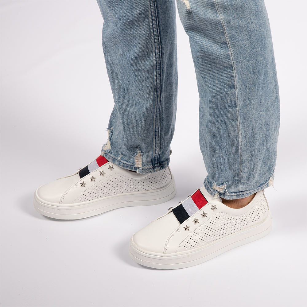 Stark - White / Elastic Red White Navy - LE SANSA