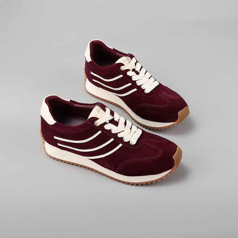 Wednesday - Burgundy Suede - NAKED ARCHES