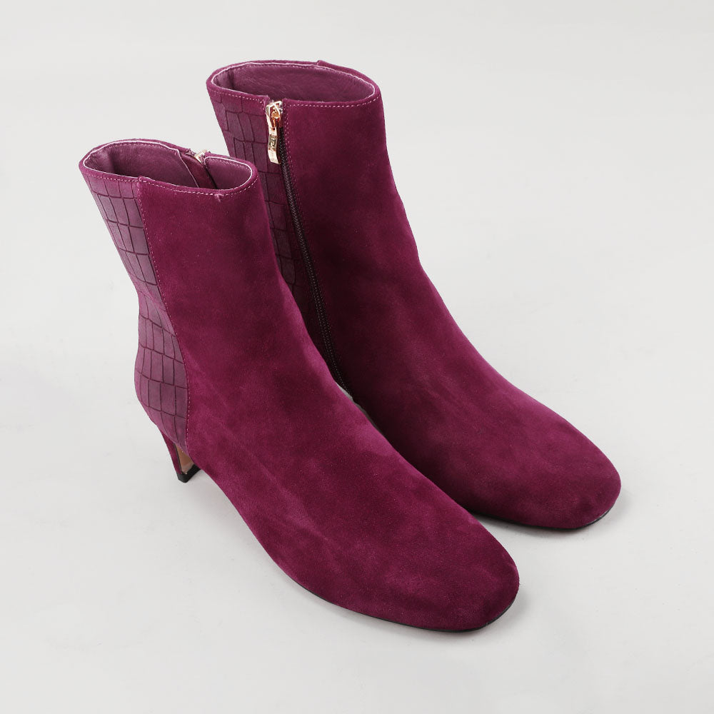 Vesper - Burgundy Suede