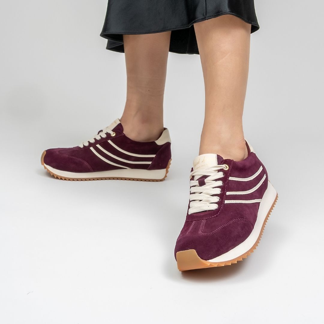 Wednesday - Burgundy Suede