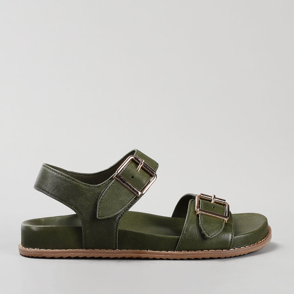 セール中！極希少le nouveau néerlandais sans pein Le Sansa Women's Ziggro Black Leather Sandals